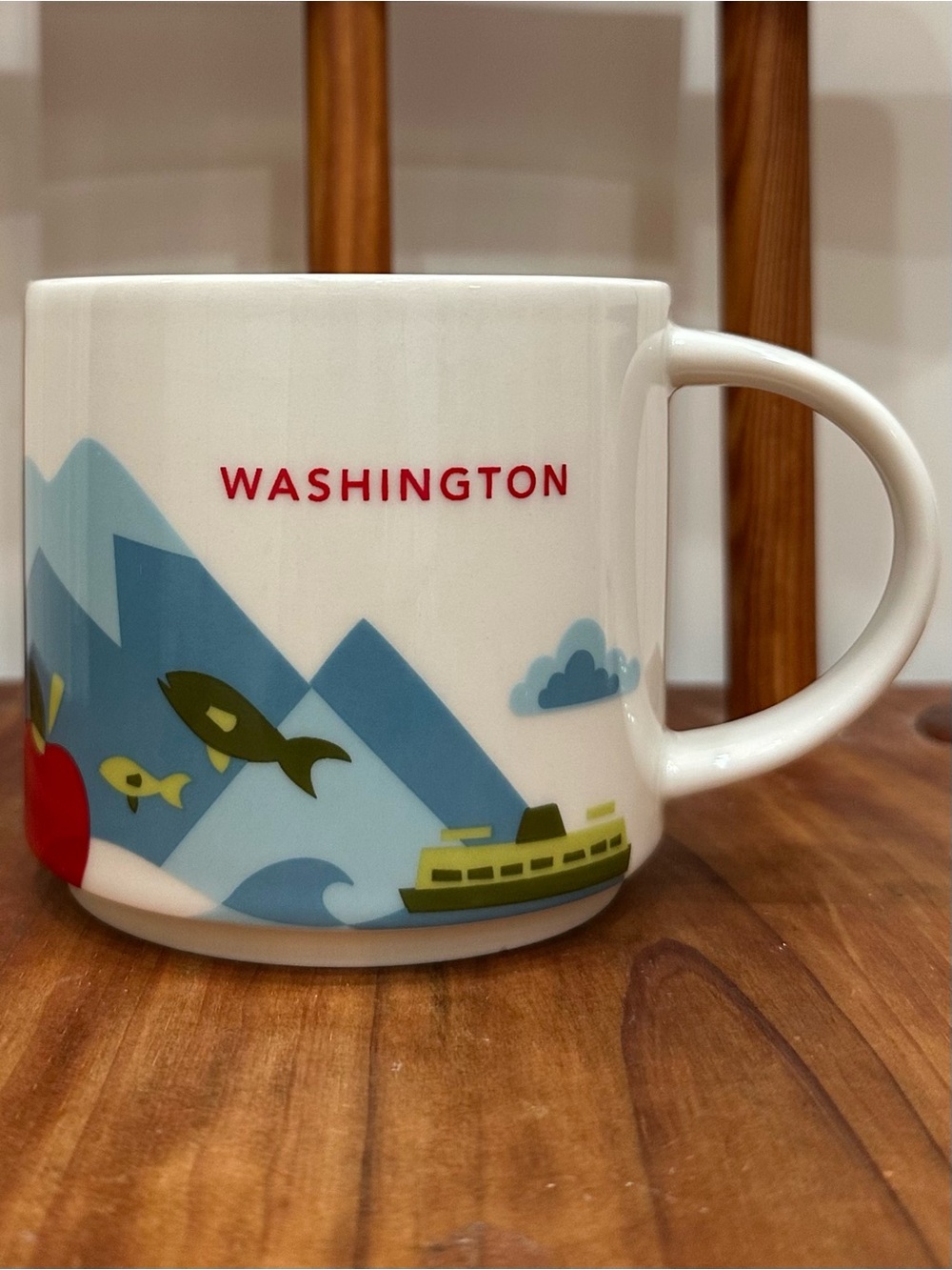 Starbucks Been There Series Washington Coffee Mug Cup 14 oz